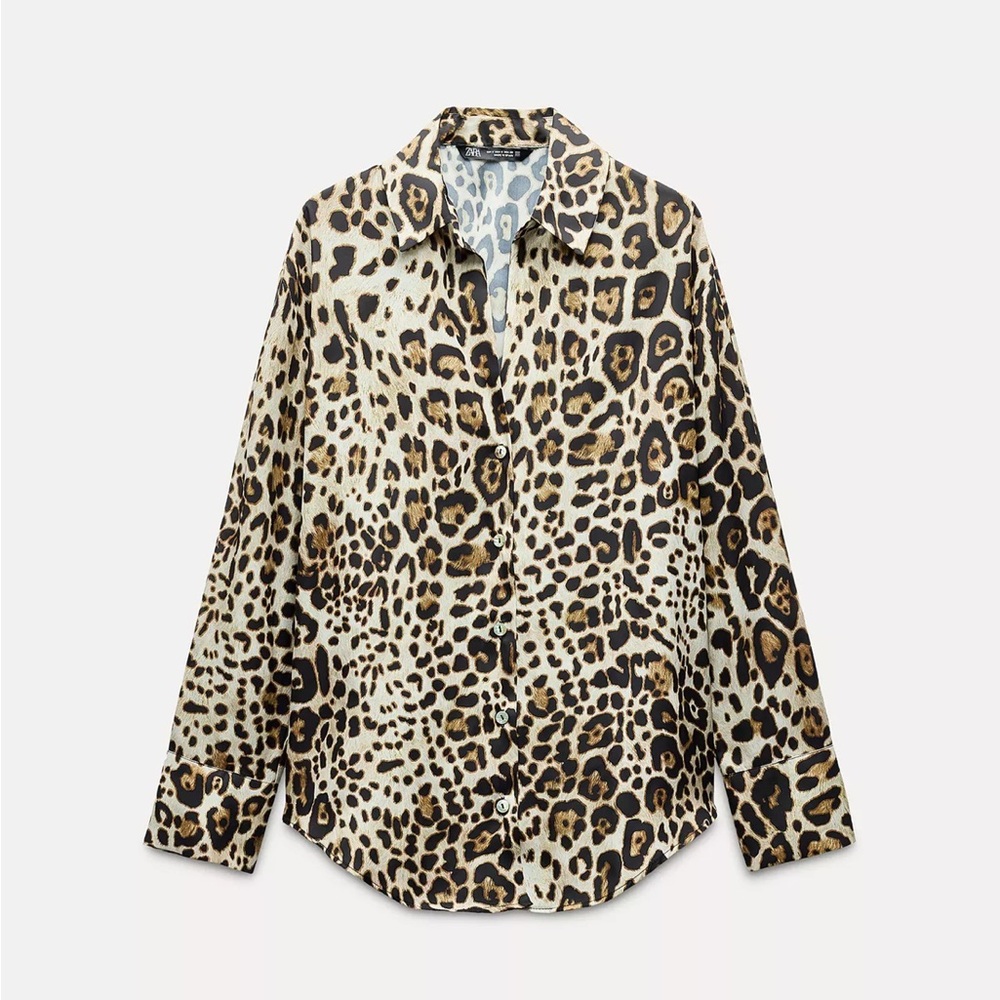 Zara Animal Print Women's Blazer